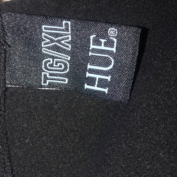 Hue Womens Sleek Effect High Waist Leggings size XL vegan leather-look. - Picture 6 of 9